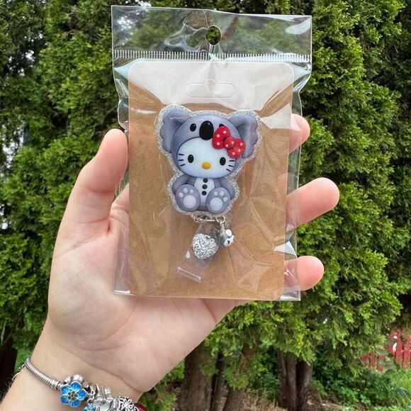 Sanrio Accessories - Koala Hello Kitty Badge Reel